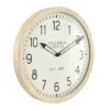 16" Wall Clock Wood - Threshold™ -Decor Home GUEST 626e7517 0a99 45de 9fe9 335b7395dbe8