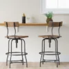 Woodsboro Adjustable Barstool Brown - Threshold™ -Decor Home GUEST 62ffbefe 5049 4f75 9c9d e3173ff67d92