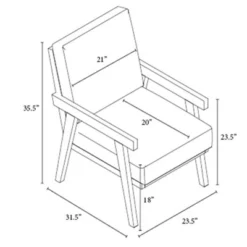 Grantsville Wood Frame Accent Chair With Grid Back - Threshold™ Designed With Studio McGee 13 Grantsville Wood Frame Accent Chair With Grid Back - Threshold™ Designed With Studio McGee -Decor Home GUEST 63af688c c6d7 4926 8635 a7774e315ee8