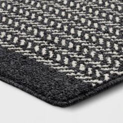 Herringbone Rug Gray - Threshold™ -Decor Home GUEST 64377fa9 b0fd 470d b3d4 dffa9ca01a30