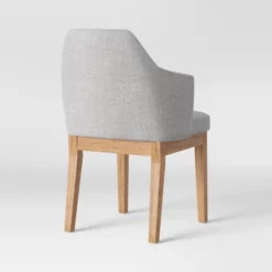 Kinston Curved Back Upholstered Dining Chair - Threshold™ -Decor Home GUEST 648f36ae 8a7b 4811 b1c6 b5846b9c3e4b