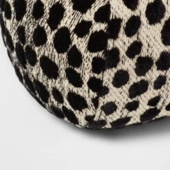 Bolster Jacquard Leopard Decorative Throw Pillow Black/Natural - Threshold™ -Decor Home GUEST 6634146b 116e 493b 977c d94a11830960