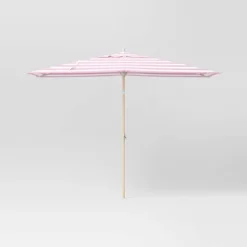 10'x6' Rectangular Market Patio Umbrella - Light Wood Pole - Threshold™ -Decor Home GUEST 6c33f0e5 b50a 42bd a2e7 95e40d06bf76