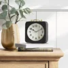 5" Square Alarm Clock Black - Threshold™ -Decor Home GUEST 6cbd6310 53e4 484c 9c94 8975b66ac3e9