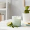 Glass Jar Aloe And Bergamot Candle Green - Threshold™ -Decor Home GUEST 6dff775c d0d0 4a43 ba39 2909d24196ab