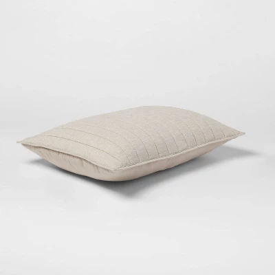 Herringbone Flannel Sham Beige - Threshold 4 Herringbone Flannel Sham Beige - Threshold - Image 2