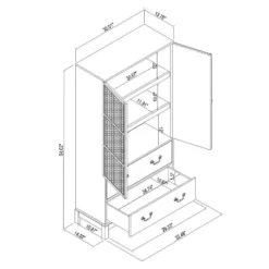 Brandeis Woven Cabinet Brown - Threshold™ Designed With Studio McGee -Decor Home GUEST 707bd53d 9cc8 4d72 96d2 6474dbf4e472