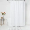 Woven Shower Curtain White - Threshold™ 1 Woven Shower Curtain White - Threshold™ -Decor Home GUEST 715ae942 83b3 4df8 97f2 8661c71b9e6f