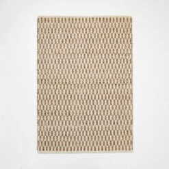 Checkered Stripe Rug Brown - Threshold™ Designed With Studio McGee -Decor Home GUEST 717c7841 3032 4250 850a 76c5ab372d6b