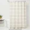 Woven Modern Plaid Shower Curtain Ivory - Threshold™ -Decor Home GUEST 734842f1 4006 46d5 bad9 1f2a31d9cc4d