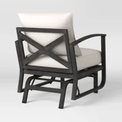 2pc Ryegate Glider Outdoor Patio Chairs, Club Chairs Gray - Threshold™ -Decor Home GUEST 73731d60 a0d4 466c bc64 d09859cffa2b