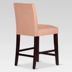 25" Velvet Parsons Counter Height Barstool Wood - Threshold™ -Decor Home GUEST 73d6775c 2065 441e 8c07 519e9bd63b1c