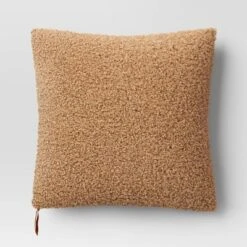 Oversized Teddy Boucle Toss Square Throw Pillow - Threshold™ -Decor Home GUEST 77449c5a 0a18 403e 83a5 7f14edefb080