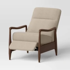 Dusk Mid-Century Wooden Arm Recliner - Threshold™ -Decor Home GUEST 77d0e33b 06b5 4aff a2fe b5d92c33f561