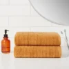 Quick Dry Ribbed Bath Towel Set - Threshold™ -Decor Home GUEST 77d4341d 9648 46ec a5b3 d28310b8cae5