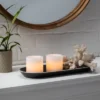 2pk 3" X 3" LED Flameless Black Wick Candles White - Threshold™ -Decor Home GUEST 79e291be 4898 4a11 ba0e ad3db40699c1