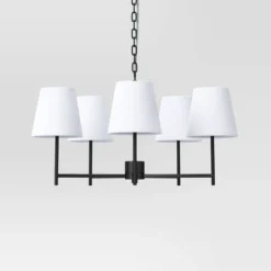 5 Arm Shaded Chandelier - Threshold™ -Decor Home GUEST 7acf848b 4c0f 48ef 9863 fc259012496e