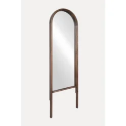 20" X 65" Wood Arched Floor Mirror Walnut - Threshold™ Designed With Studio McGee -Decor Home GUEST 7bf0c2bf 19a4 45a8 ae4b e909836f8871