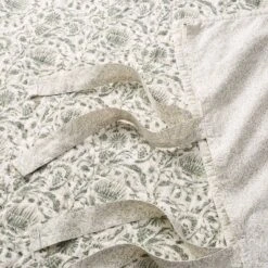 Decorative Border Cotton Slub Print Quilt Sham Light Teal Green – Threshold™ Designed With Studio McGee -Decor Home GUEST 7da2310f 9a9a 4922 940b 19621706c56e