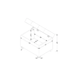 Essex Single Storage Ottoman - Threshold™ -Decor Home GUEST 7daf8fb7 ace4 4731 8dd9 6933718d7b73