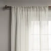 1pc 54"x84" Sheer Leno Weave Curtain Panel Ivory - Threshold™ -Decor Home GUEST 7e18ada1 0d62 4dd2 b225 3fef856199b1