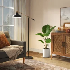 Crosby Schoolhouse Floor Lamp Black - Threshold™ -Decor Home GUEST 7e5221f5 d706 4e58 a640 8b3ed38c05d9