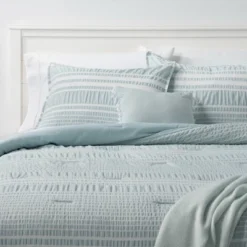 5pc Seersucker Stripe Comforter Set - Threshold™ -Decor Home GUEST 7ffa816a eaf4 4269 84b6 92f1c04652ff