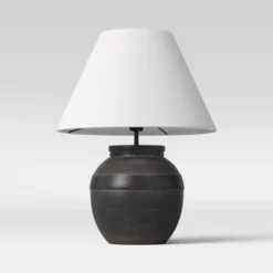 Large Ceramic Table Lamp Black - Threshold™ -Decor Home GUEST 80c207b4 2358 48aa 849a ccd48835c41d