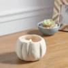 12oz Brushed Abstract Pumpkin Ceramic With Woodwick And Dustcover Pumpkin Woods Candle - Threshold™ -Decor Home GUEST 854cd598 3167 47a0 be95 5d1559e2b9bf