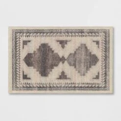Cromwell Washable Printed Persian Style Rug Tan - Threshold™ -Decor Home GUEST 8586801a ef4e 4e02 bf44 4016781b4a2f
