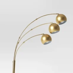 Span 3-Head Metal Globe Floor Lamp Brass - Threshold™ -Decor Home GUEST 8e157d15 c278 49ac 9708 273e760dcead