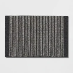 Herringbone Rug Gray - Threshold™ -Decor Home GUEST 8ffa1701 5eff 4e80 9b21 e7f9fed080fc