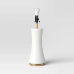 Large Opal Glass Lamp Base Off-White - Threshold™ -Decor Home GUEST 97dff826 08e1 4067 b932 4e07b52861b7