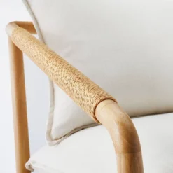 Ventura Upholstered Accent Chair With Wood Frame Natural - Threshold™ Designed With Studio McGee -Decor Home GUEST 98662dff f5db 4a4f 8dae a4b4967b85d1