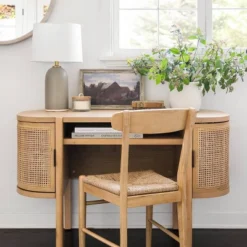 Logan Wood Dining Chair With Woven Seat - Threshold™ Designed With Studio McGee -Decor Home GUEST 9976a675 ca2f 41a0 a6ef 4a5d3b594485
