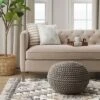 Cloverly Chunky Knit Pouf - Threshold -Decor Home GUEST 9a0054bb c6a4 445f 8ee0 793667cfbf55