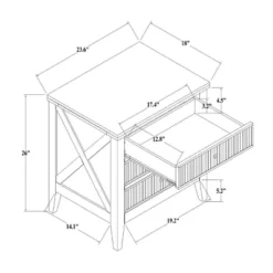 Wrentham Beadboard Farmhouse 3 Drawer Nightstand White - Threshold™ -Decor Home GUEST 9d505add fcbd 4de8 a121 292451d6df68