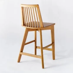 Linden Modified Windsor Wood Counter Height Barstool - Threshold™ Designed With Studio McGee -Decor Home GUEST a0dda242 22a5 499c bce3 c8c831287dc5