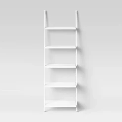 72" Loring 5 Shelf Leaning Bookshelf - Threshold™ -Decor Home GUEST a23b32cc a606 41b2 a0b1 43ad83a8d609