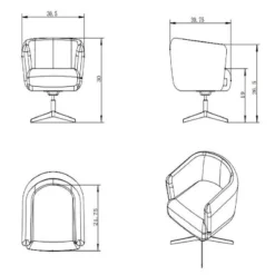 Morpho Swivel Armchair - Threshold™ -Decor Home GUEST a3b3d07e 0d72 4668 abc8 9eef5cda41b8