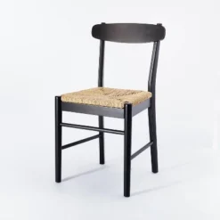 Logan Wood Dining Chair With Woven Seat - Threshold™ Designed With Studio McGee -Decor Home GUEST a48fd9e6 3c2f 437a bb66 70671f884474