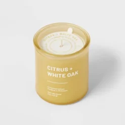 Wellness Jar Citrus And White Oak Candle Yellow - Threshold™ -Decor Home GUEST a6d01418 d667 452c b0fa c58456022dcf
