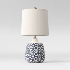 Assembled Ceramic Table Lamp Blue - Threshold™ -Decor Home GUEST a72b8512 d249 4def be06 43a18b186729