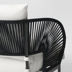 Mackworth Rope Patio Loveseat - Black - Threshold™ -Decor Home GUEST a7de083f d665 45f7 aed3 b0b74334c8d3