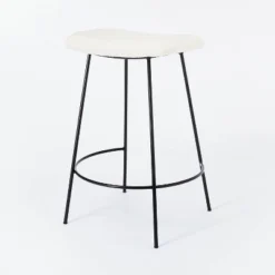 Clarkston Metal Counter Height Barstool With Upholstered Seat - Threshold™ Designed With Studio McGee -Decor Home GUEST a86feba4 4168 43e4 b718 43ae445afc85