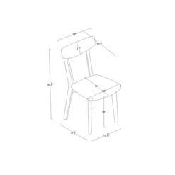 Astrid Mid-Century Dining Chairs - Threshold™ -Decor Home GUEST a9ca3eee 4e1b 44cc 9434 431437e4e776