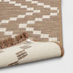 Check Diamonds Outdoor Rug Tan - Threshold™ -Decor Home GUEST ac22a0ad a4e9 4c4c b89d 14ae4c1012fb