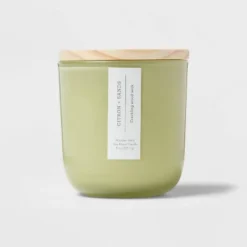 Citron And Sands Candle Green - Threshold™ -Decor Home GUEST ac29f15a 74a7 4509 9e2b 431f209854df