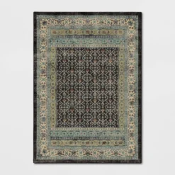Distressed Geometric Tufted Area Rug Green - Threshold™ -Decor Home GUEST ac2e2a72 b0f8 400b a4d8 135964324c89