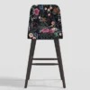 Geller Modern Counter Height Barstool In Botanical Grant Floral Ink - Threshold™ -Decor Home GUEST afbb873d 526c 4165 abc4 c8f22ce21d8b